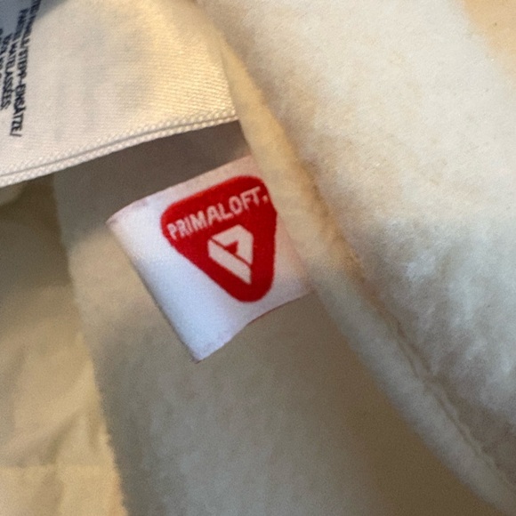 Lands’ End Fleece Cowl Neck Pullover‎ Ivory XL Plus Size 18 EUC Primaloft 0430 - Picture 13 of 13